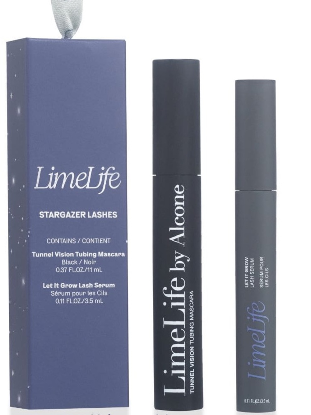 Limelife Stargazer Lashes Tunnel Vision Tubing Mascara & Lash Serum - Black